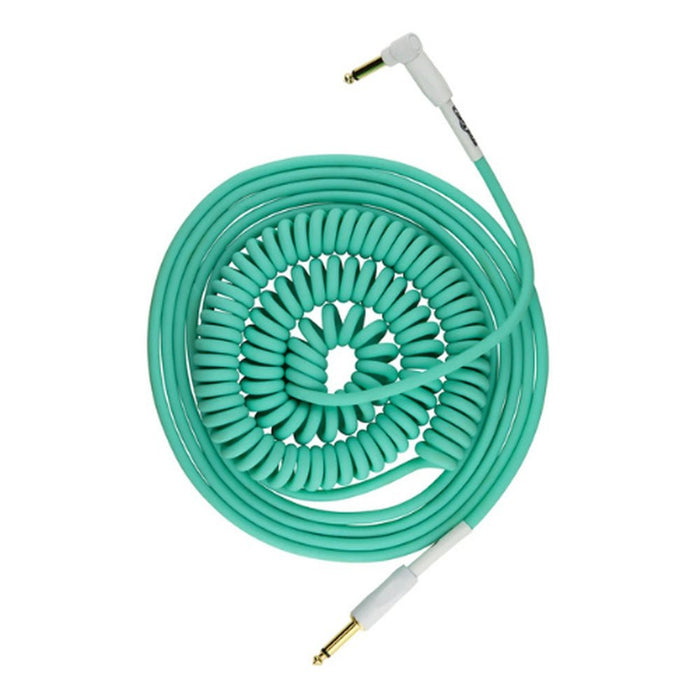 Pig Hog PHCC30SG 30ft Half Coil Instrument Cable in Seafoam Green (PHCC30SG) - Gsus4
