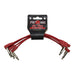 Pig Hog PHLSK6CA Lil' Pigs 6" Candy Apple Red Patch Cables (4 Pack) (PHLSK6CA) - Gsus4