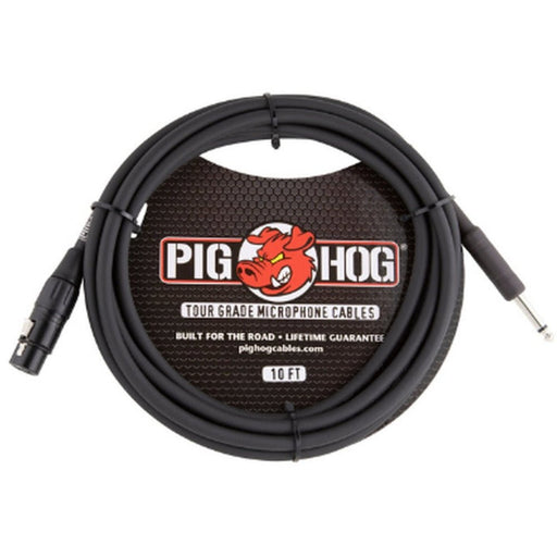 Pig Hog PHM10Z 8mm Mic Cable, 10ft XLR XLR to Jack (PHM10Z) - Gsus4