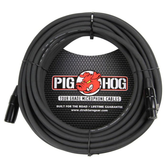 Pig Hog PHM20 8mm Mic Cable 20ft XLR - Black (PHM20) - Gsus4