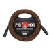 Pig Hog PHM20ORG Black & Orange Woven Mic Cable, 20ft XLR (PHM20ORG) - Gsus4