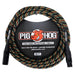 Pig Hog PHM20RAS Rasta Stripes Woven Mic Cable, 20ft XLR (PHM20RAS) - Gsus4