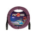 Pig Hog PHM20RRP Riviera Purple Woven Mic Cable, 20ft XLR (PHM20RRP) - Gsus4