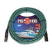 Pig Hog PHM20TAB Tahitian Blue Woven Mic Cable, 20ft XLR (PHM20TAB) - Gsus4