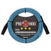 Pig Hog PHMH10DB Hex Series Mic Cable 10ft in Daphne Blue (PHMH10DB) - Gsus4