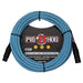 Pig Hog PHMH20DB Hex Series Mic Cable 20ft in Daphne Blue (PHMH20DB) - Gsus4