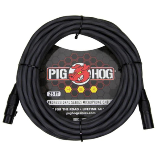 Pig Hog PHMH25GR Hex Series Mic Cable, 25ft – Grey (PHMH25GR) - Gsus4