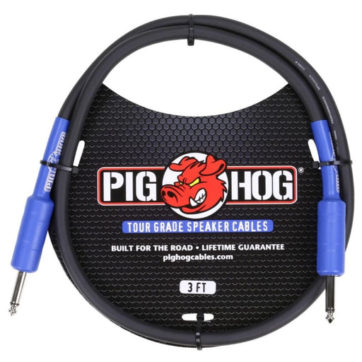 Pig Hog PHSC3 Speaker Cable, 3ft (14 gauge wire) (PHSC3) - Gsus4