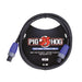 Pig Hog PHSC5SPK Speaker Cable, 5ft (14 gauge wire) – Speakon to Speakon (PHSC5SPK) - Gsus4