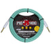 Pig Hog PHSH10SG Hex SILENT PLUG Instrument Cable 10 ft Seafoam Green (PHSH10SG) - Gsus4