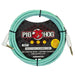 Pig Hog PHSH10SGR Hex SILENT PLUG Instrument Cable 10 ft Seafoam Green, Right Angle (PHSH10SGR) - Gsus4