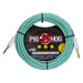 Pig Hog PHSH186SG Hex SILENT PLUG Instrument Cable 18.6 ft Seafoam Green (PHSH186SG) - Gsus4