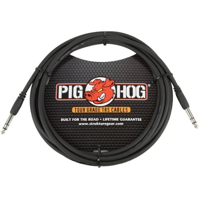 Pig Hog PTRS15 Cable – 1/4″ TRS, 15 ft (PTRS15) - Gsus4