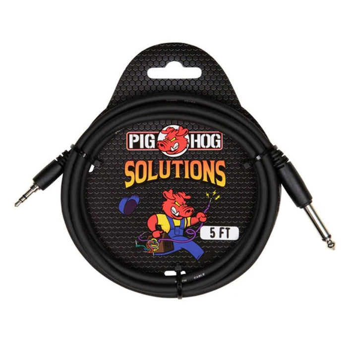 Pig Hog PX - 35T4M05 5ft 3.5mm TRS to 1/4″ Mono (PX-35T4M05) - Gsus4