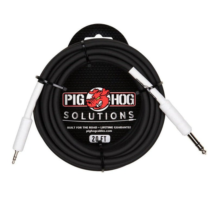 Pig Hog PX48J20 1/4″ TRS to 1/8″ mini, 20ft Cable (PX48J20) - Gsus4