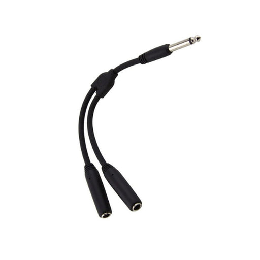 Pig Hog PY - M214M 6″ Y Cable, Mono 1/4″(M) - Dual Mono 1/4″(F) (PY-M214M) - Gsus4