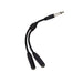 Pig Hog PY - M214M 6″ Y Cable, Mono 1/4″(M) - Dual Mono 1/4″(F) (PY-M214M) - Gsus4