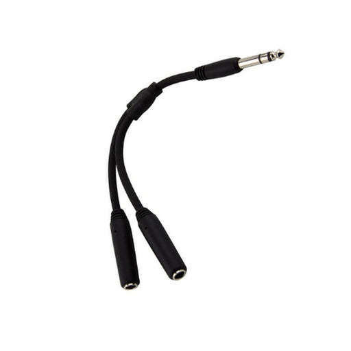 Pig Hog PY - S214S 6″ Y Cable, Stereo 1/4″(M) - Dual Stereo 1/4″(F) (PY-S214S) - Gsus4