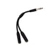 Pig Hog PY - S214S 6″ Y Cable, Stereo 1/4″(M) - Dual Stereo 1/4″(F) (PY-S214S) - Gsus4