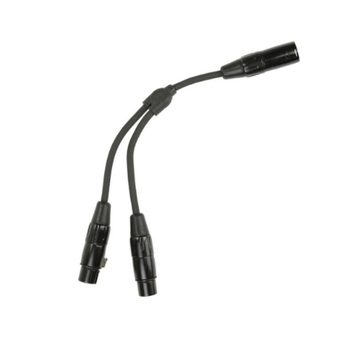 Pig Hog PY - XM2XF 6″ Y Cable, XLR(M) - Dual XLR(F) (PY-XM2XF) - Gsus4
