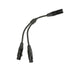 Pig Hog PY - XM2XF 6″ Y Cable, XLR(M) - Dual XLR(F) (PY-XM2XF) - Gsus4