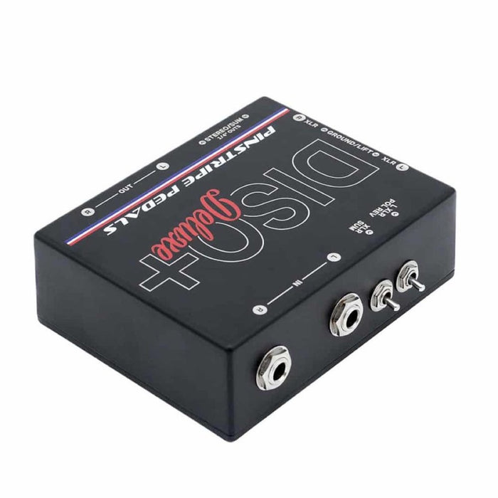 Pinstripe Pedals DISO Plus Deluxe LTD Edition - Dual Line Isolator w/ XLR Summing Switch & Polarity Reverse (Pin-DISO-XLR-POL-BLK) - Gsus4