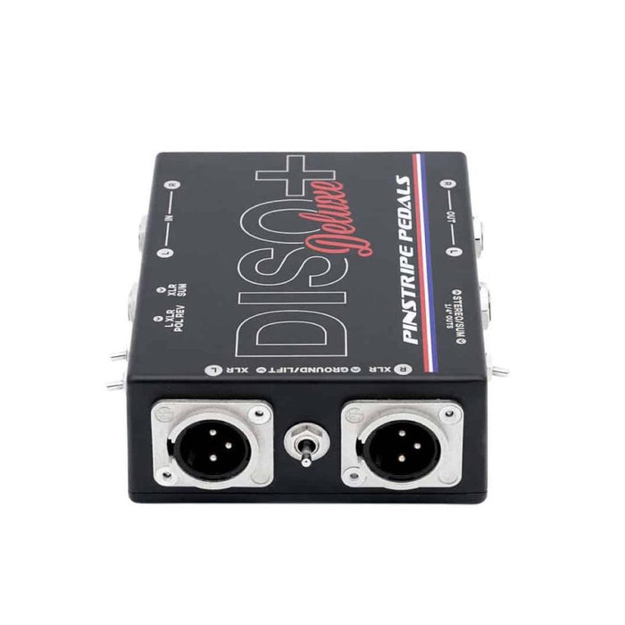 Pinstripe Pedals DISO Plus Deluxe LTD Edition - Dual Line Isolator w/ XLR Summing Switch & Polarity Reverse (Pin-DISO-XLR-POL-BLK) - Gsus4