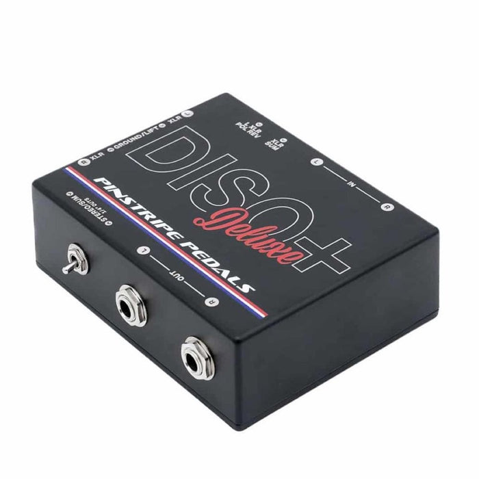 Pinstripe Pedals DISO Plus Deluxe LTD Edition - Dual Line Isolator w/ XLR Summing Switch & Polarity Reverse (Pin-DISO-XLR-POL-BLK) - Gsus4
