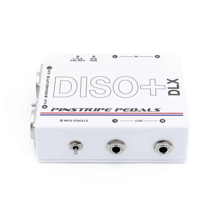 Pinstripe Pedals | DISO Plus DLX | w/ XLR Sum & Polarity Reverse | Dual / Stereo Isolator DI (Pin-DISO-XLR-Polarity) - Gsus4