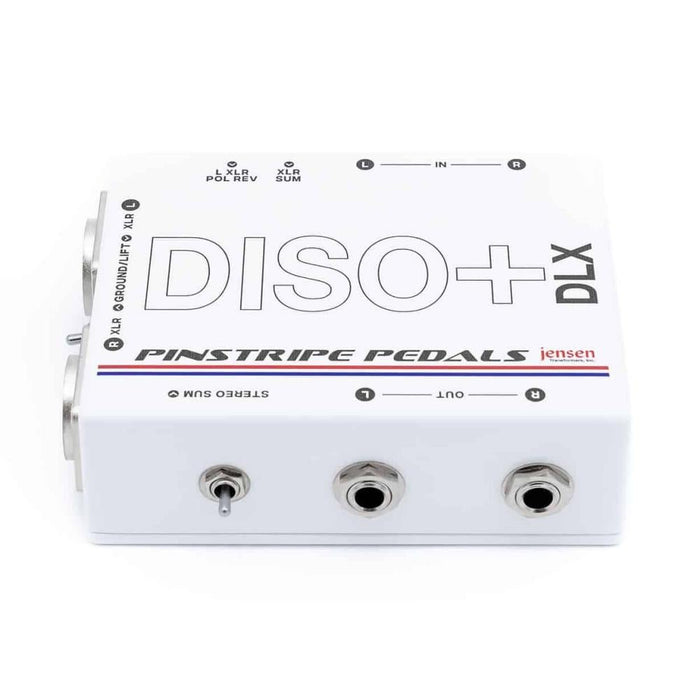 Pinstripe Pedals | DISO Plus DLX | w/ XLR Sum & Polarity Reverse | Dual / Stereo Isolator DI (Pin - DISO - XLR - Polarity) - Gsus4