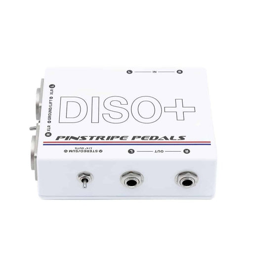 Pinstripe Pedals | DISO Plus | Dual / Stereo Summing Isolator DI (PIN-DISO-PLUS-1/4) - Gsus4