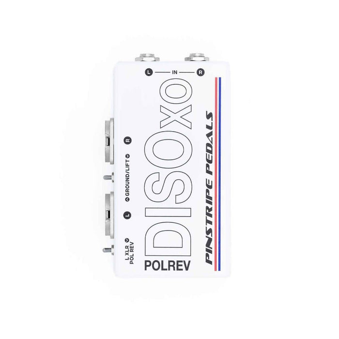Pinstripe Pedals | DISO xo POLREV | Stereo Isolator DI | w/ Jensen Transformer & Polarity Switch (PIN - DISO - xo - POLREV) - Gsus4