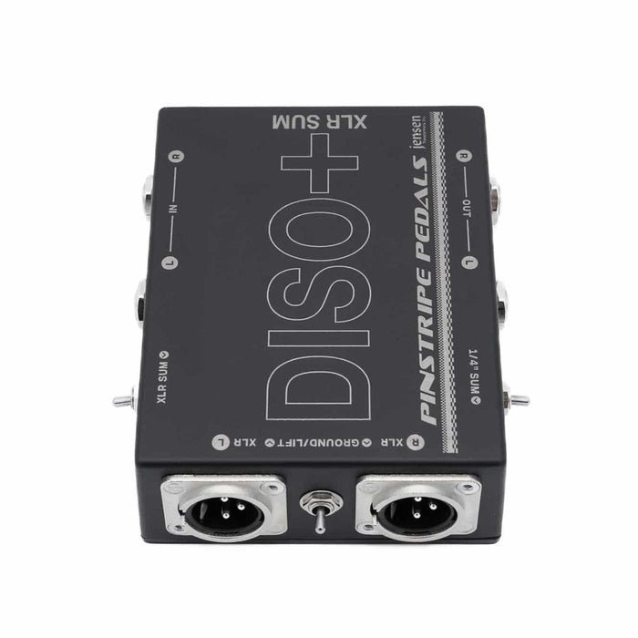 Pinstripe Pedals | LIMITED EDITION | Space Glory | DISO Plus | w/ XLR Sum + Polarity Mod | Dual / Stereo Summing Isolator DI | w/ Jensen Transformer (Pin - DISO - XLR - POL - BLK) - Gsus4