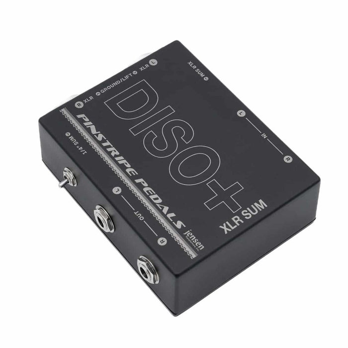 Pinstripe Pedals | LIMITED EDITION | Space Glory | DISO Plus | w/ XLR Sum + Polarity Mod | Dual / Stereo Summing Isolator DI | w/ Jensen Transformer (Pin - DISO - XLR - POL - BLK) - Gsus4