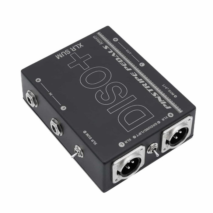 Pinstripe Pedals | LIMITED EDITION | Space Glory | DISO Plus | w/ XLR Sum + Polarity Mod | Dual / Stereo Summing Isolator DI | w/ Jensen Transformer (Pin - DISO - XLR - POL - BLK) - Gsus4