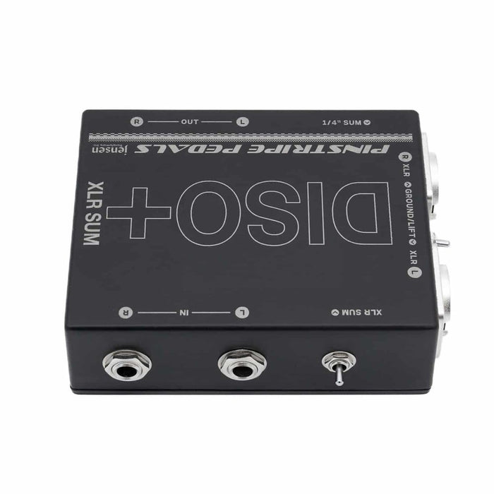 Pinstripe Pedals | LIMITED EDITION | Space Glory | DISO Plus | w/ XLR Sum + Polarity Mod | Dual / Stereo Summing Isolator DI | w/ Jensen Transformer (Pin - DISO - XLR - POL - BLK) - Gsus4