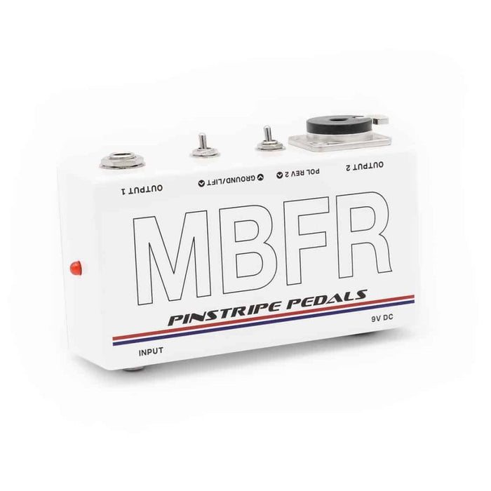 Pinstripe Pedals | MBFR | High - End Buffer & Signal Splitter | w/ Polarity Control & Cinemag Transformer (PIN-MBFR) - Gsus4