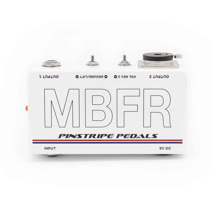 Pinstripe Pedals | MBFR | High - End Buffer & Signal Splitter | w/ Polarity Control & Cinemag Transformer (PIN-MBFR) - Gsus4