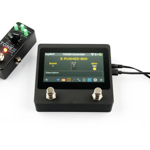 PirateMIDI | POLAR MAX | IK Tonex One Controller w/ 4" Touchscreen & Dual Footswitch (PirateMIDI - TonexController - MAX) - Gsus4