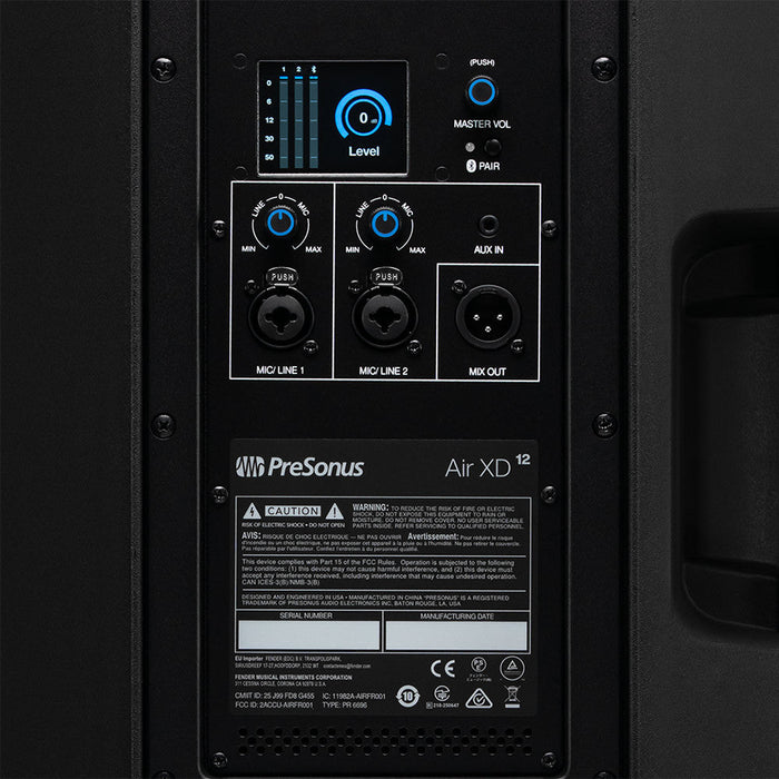 PreSonus | Air XD12 | 1500W 12" Active Speaker | w/ Bluetooth & DSP (PRE-AIRXD12) - Gsus4