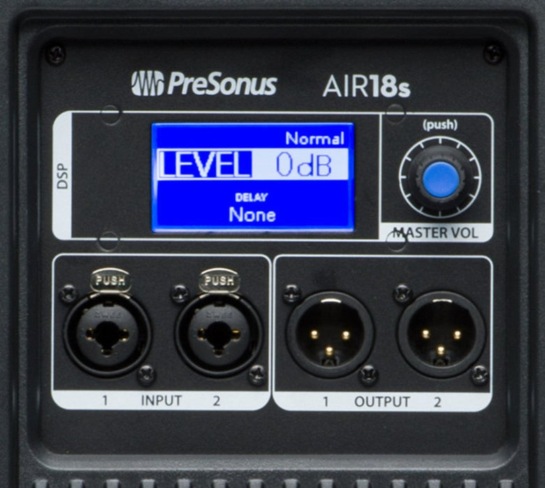 PreSonus | AIR18S | 18" 1200W Powered Subwoofer | Single (PRE - AIR18S) - Gsus4
