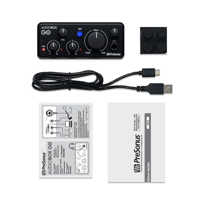 PreSonus | AudioBox GO | Black (PRE - AB - GO - BK) - Gsus4