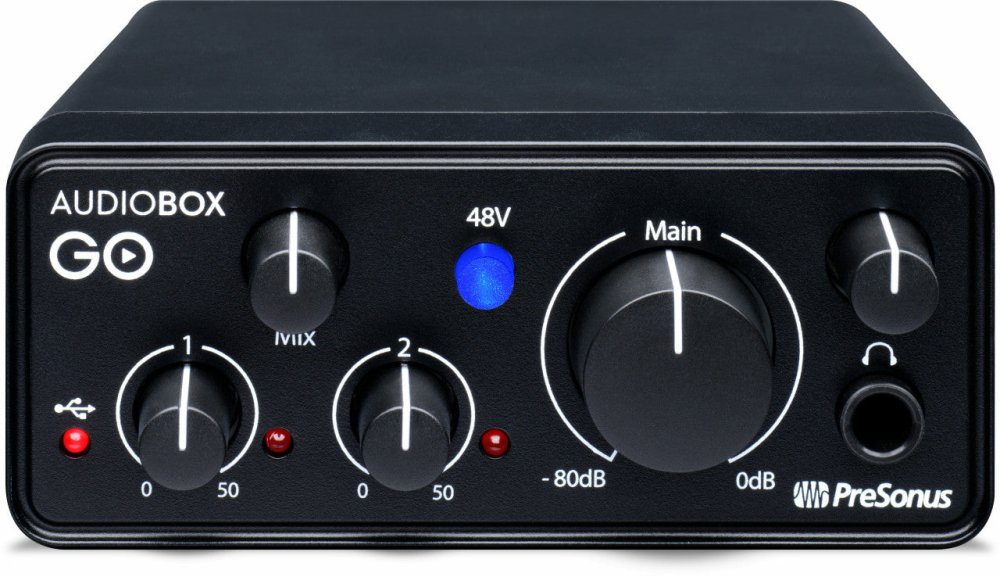 PreSonus | AudioBox GO | Black (PRE - AB - GO - BK) - Gsus4