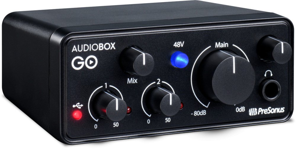 PreSonus | AudioBox GO | Black (PRE - AB - GO - BK) - Gsus4