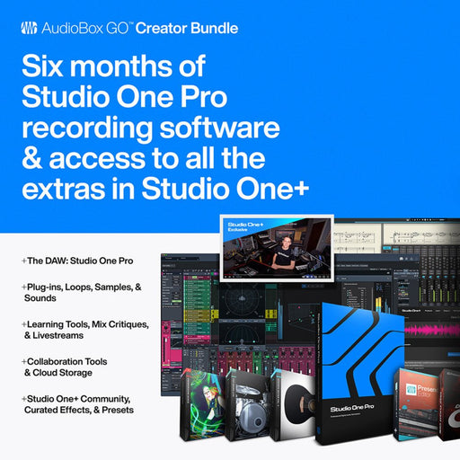PreSonus | Audiobox Go Creator Bundle (PRE - AB - GO - CB) - Gsus4