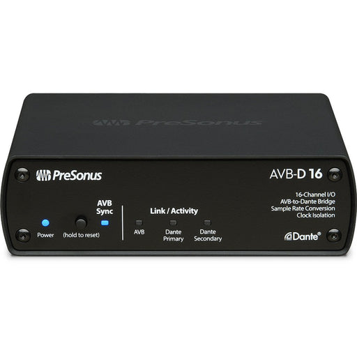 PreSonus | AVB - D16 | 16x16 Dante Bridge (PRE - AVB - D16) - Gsus4