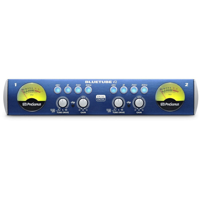 PreSonus | BlueTube DP V2 | 2 Ch Dual - Path Vacuum Tube Preamp (PRE - BLUETUBE V2) - Gsus4