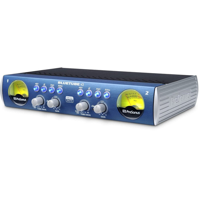 PreSonus | BlueTube DP V2 | 2 Ch Dual - Path Vacuum Tube Preamp (PRE - BLUETUBE V2) - Gsus4