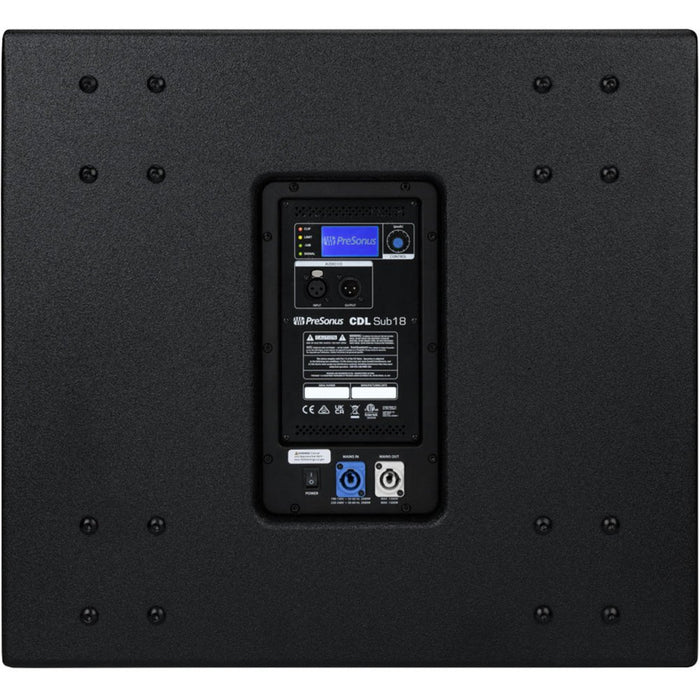 PreSonus | CDL SUB18 | 18" 2000W Active Subwoofer | Single (PRE - CDLSUB18) - Gsus4