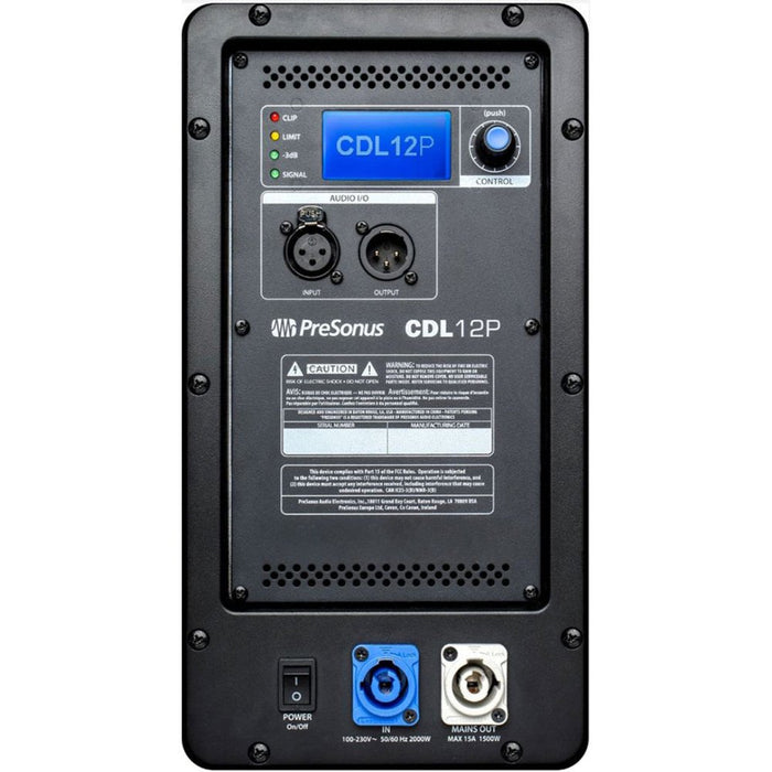 PreSonus | CDL12P | Active Hybrid Point Source & Array Speaker | Single (PRE - CDL12P) - Gsus4